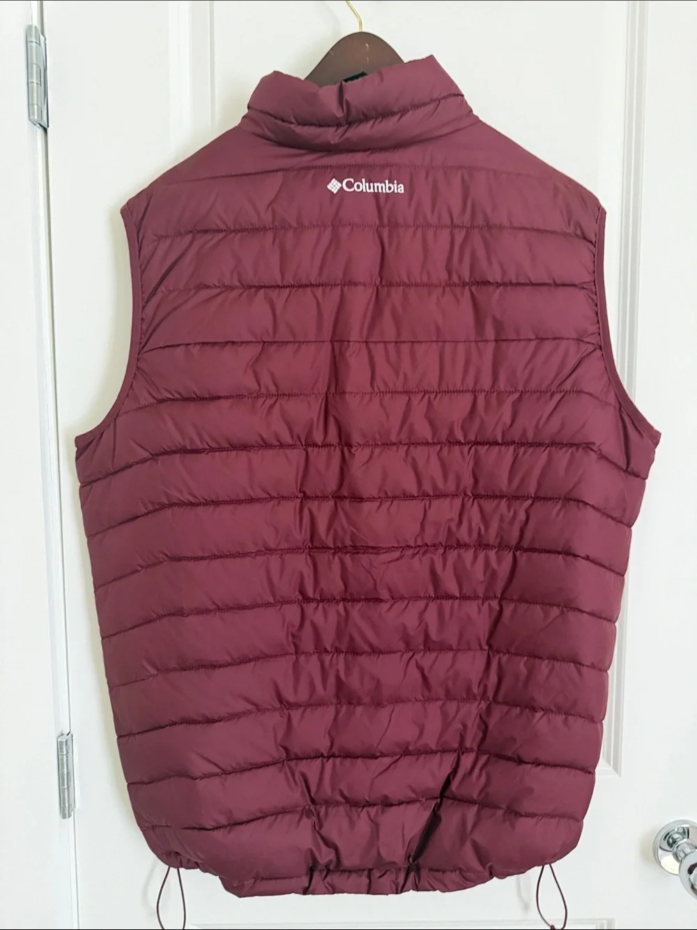 Columbia Men's Maroon Quilted Puffer Vest with Texas A&M Logo
